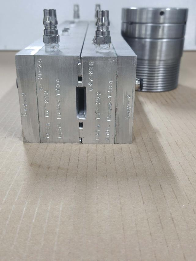 Extrusion forming box fabricated in-house